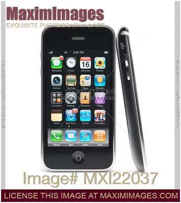 Photo of Apple iPhone 3Gs 3G Smartphone with Google Search Open | Stock  Image MXI22024