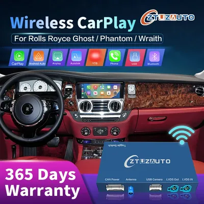 Беспроводной Apple Carplay для машины в рулонах Royce Wraith Ghost Phantom  CIC с системой Android, автовоспроизведение, автовоспроизведение, блок  модуля Autolink | AliExpress