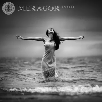MERAGOR | Черно белые картинки на аву для девушек
