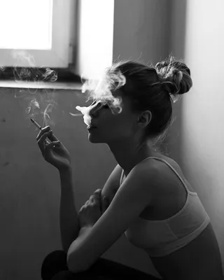 Аниме девочка с сигаретой - 55 фото