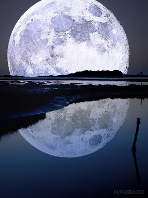 Ночное небо с луной (87 лучших фото)