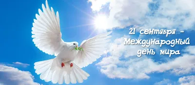 21 сентября – Международный день мира