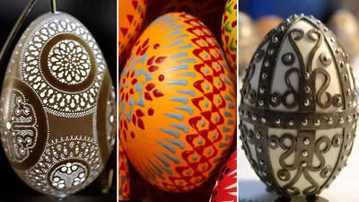 Как интересно и красиво покрасить яйца на Пасху? • 