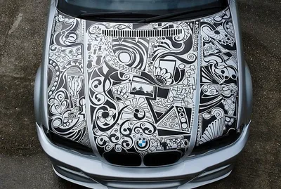 Картинки по запросу принт на капот | Art cars, Bmw art, Car painting