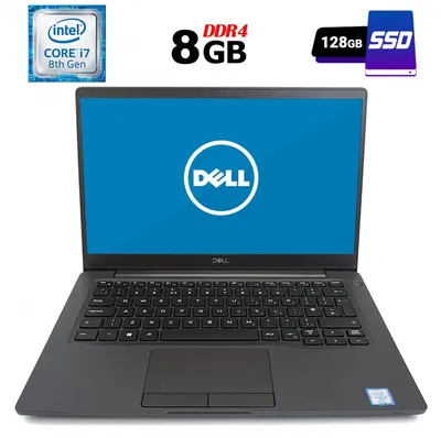 PC】 Б/У Ноутбук Б-класс Dell Latitude 7300 / 13.3" (1366x768) TN / Intel  Core i7-8665U (4 (8) ядра по 1.9 - 4.8 GHz) / 8 GB DDR4 / 128 GB SSD /  Intel UHD Graphics 620 / HDMI / Windows 10 лицензия ✔️ 