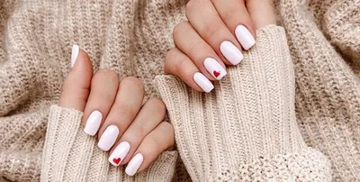 Красный маникюр | Red nails, Ombre nails, Nail manicure