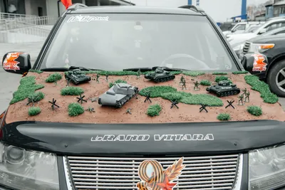 Бизнес на Победе. Как в Белгороде перед 9 Мая предлагают патриотично  украсить автомобили — 