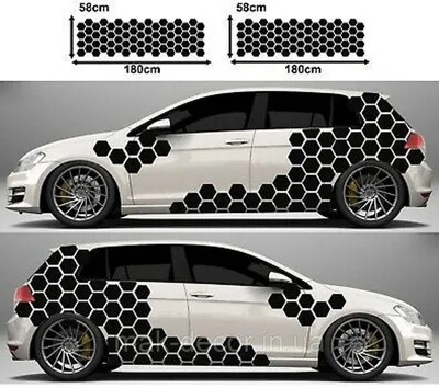 Виниловые Наклейки на Авто " Соты Сплошные " 60х100 См 4 Листа — Купить на   ᐉ Удобная Доставка (1529685692)