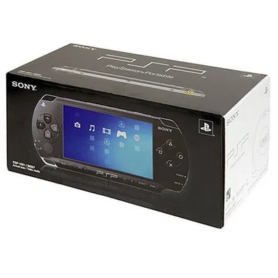 Restored Sony PlayStation Portable Core PSP 1000 Black Handheld PSP-1001  (Refurbished) - 