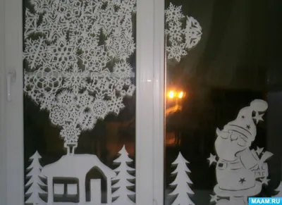Мультяшный Санта-Клаус, подарок, наклейка на стену, Рождество, стекло,  окна, декор для комнаты, наклейки для спальни, украшение дома, новый год,  съемная роспись | AliExpress