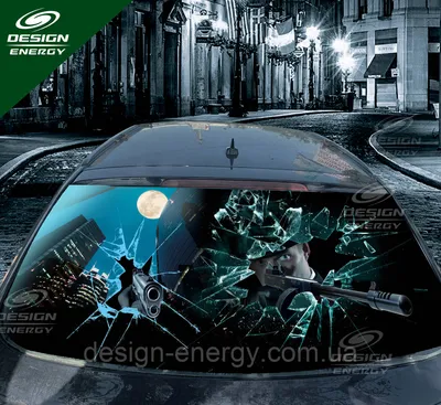 Купить 3D Наклейка на заднее стекло автомобиля МАФИЯ, цена 470 грн —   (ID#1550306333)