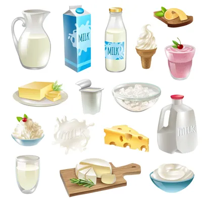 Молочные продукты картинки для детей - 48 фото