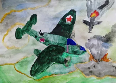 Кирилл, 15 лет в конкурсе "Дети рисуют Победу. Номинация от 11 до 15 лет,  0+" - город Курск
