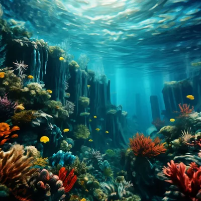 На тему подводный мир картинки