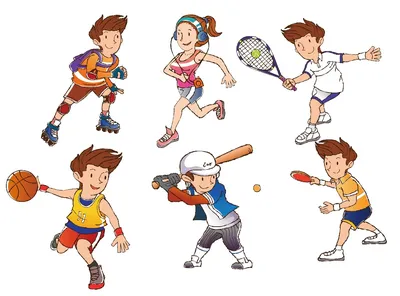 Все виды спорта картинки для детей - подборка 25 изображений