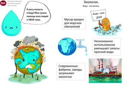 Лэпбук по экологическому проекту «Вода — это жизнь! Берегите воду» для  средней группы (11 фото). Воспитателям детских садов, школьным учителям и  педагогам - Маам.ру