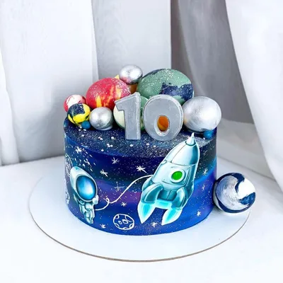 Торт “На День рождения мальчика” Арт. 01232 | Торты на заказ в Новосибирске  "ElCremo"
