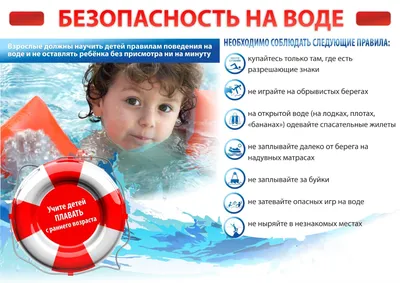 Безопасность на воде для детей в летний период - Государственное учреждение  образования "Детский сад №36 г. Борисова"