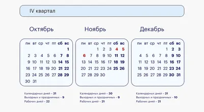 Выходные дни в 2022 году.