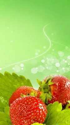 Обои клубника спелая, клубника, клубничный пирог, ягоды, фрукты для iPhone  6, 6S, 7, 8 бесплатно, заставка 750x1334 - скачать картинки и фото
