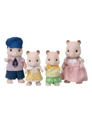 Набор "Семья хомяков" Sylvanian Families 1756760 купить в интернет-магазине  Wildberries