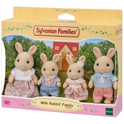 Купить Игровой набор Sylvanian Families Семья Молочных Кроликов обновлена  5706 ➜ Курьерская доставка по Одессе. ➜ Доставка по Украине. ☎ 0 (800)  330-070, (099) 33-507-12