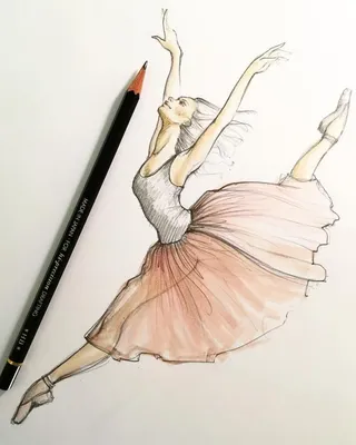 Как нарисовать балерину (53 фото) - поэтапные мастер-классы для начинающих  | Балерины, Рисунки, Рисование