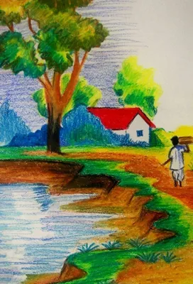 Картинки природа для детей нарисованные цветные (68 фото) » Картинки и  статусы про окружающий мир вокруг