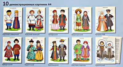 Картинки народы россии для детей - 30 фото