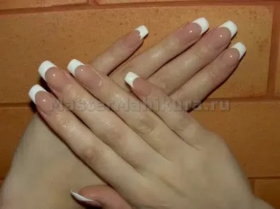 Накладные ногти Beautiful Nail френч, ветки, форма квадрат, средние, 24 шт  - купити за найкращою ціною в Україні ➤ 