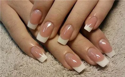 Накладные ногти Kitty Nail черный френч, форма балерина, длинные, 24 шт -  купити за найкращою ціною в Україні ➤ 