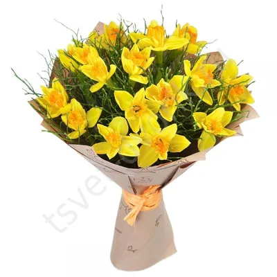 Букет из кустовых нарциссов желтых - заказать доставку цветов в Москве от  Leto Flowers