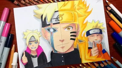 ᐉ Картина постер Gee! Naruto Наруто Боруто 40x60 см NU 