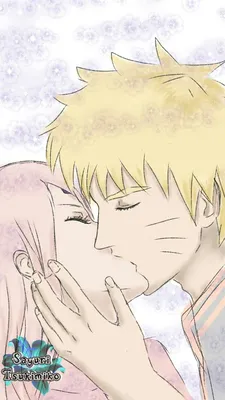 NaruSaku | Naruto and Sakura | Naruto | Hello kitty картинки, Аниме, Фан арт