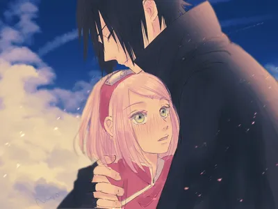 Narusaku fanart | Приглашения hello kitty, Аниме, Наруто