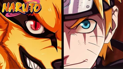 Фото Naruto превращается в девятихвостого лиса, аниме Naruto / Наруто, art  by Masashi Kishimoto