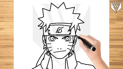 How to draw Naruto Uzumaki Step by step, Drawing Tutorial Trick Easy For  Kids - YouTube