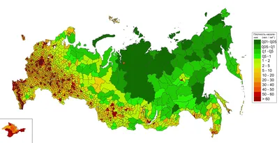 Население России за год сократилось на 555 тыс. человек — РБК