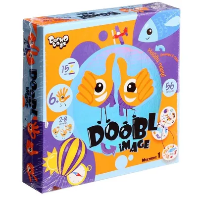 Детская настольная игра "Двойная картинка", серия Doobl Image, круглые  карты - купить с доставкой по выгодным ценам в интернет-магазине OZON  (1007614706)