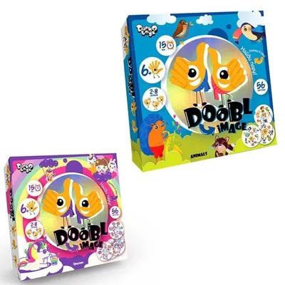 Детская настольная игра Двойная картинка, серия Doobl Image, круглые карты  - купить с доставкой по выгодным ценам в интернет-магазине OZON (1288646910)