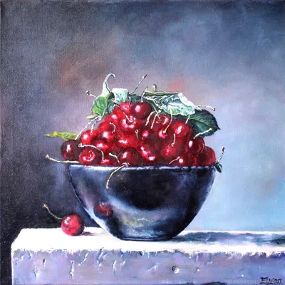 Картина маслом "Натюрморт с фруктами в стиле барокко N3" 50x60 MP201101  купить в Москве