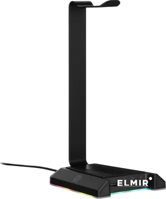 Подставка для наушников 2E Gaming Headset Stand GST320 3in1 RGB USB Black  (2E-GST320UB) купить | ELMIR - цена, отзывы, характеристики