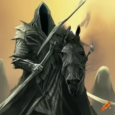 Nazgul in xvi centry portrait on Craiyon