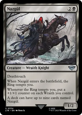 Nazgûl · The Lord of the Rings: Tales of Middle-earth (LTR) #100 · Scryfall  Magic The Gathering Search