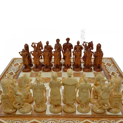 Набор деревянных шахматных фигур XL (высота короля 7,7 см.) - купить с  доставкой по выгодным ценам в интернет-магазине OZON (1034653601)