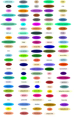 Названия цветов и оттенков | Пикабу