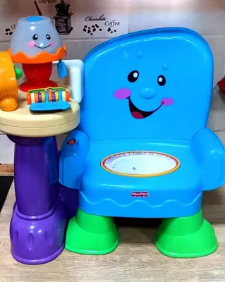 Учёный Стул Fisher-Price,обучает алфавиту,цветам,счету,песни и стихи: 720  грн. - Интерактивные игрушки Песочин на Olx