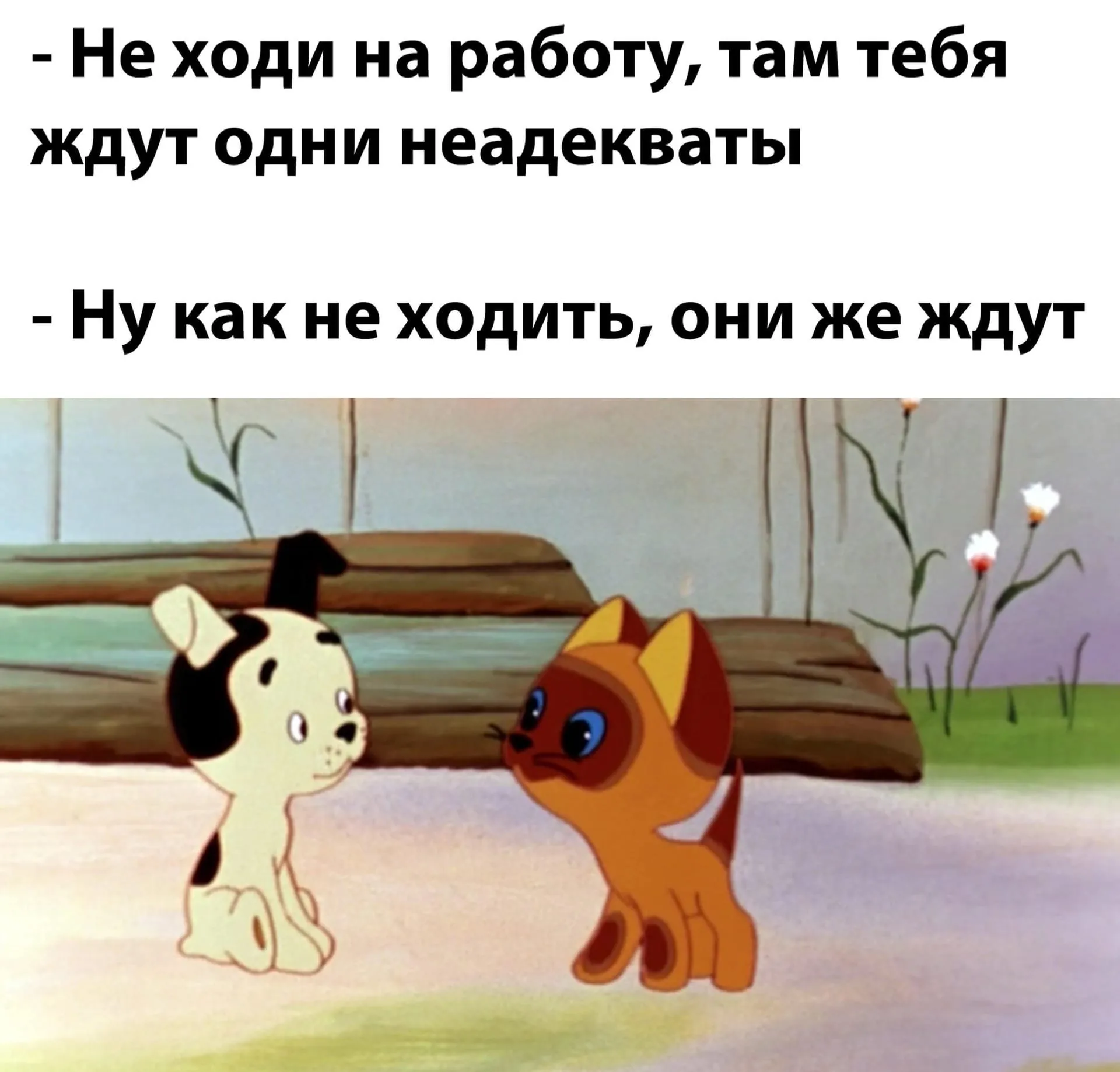 Не ходи на работу там тебя ждут одни неадекваты. 