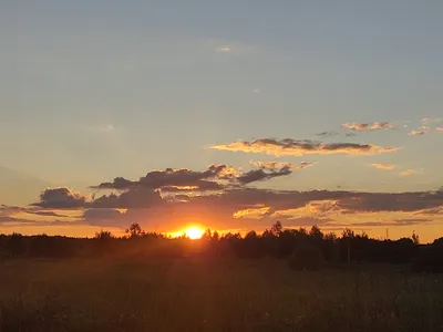 Во Флориде засняли закат, который разделил небо на две части