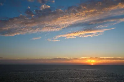 Обои берег моря волны небо закат солнца на рабочий стол